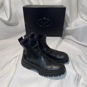 Black Prada Chelsea Boots Mens 7